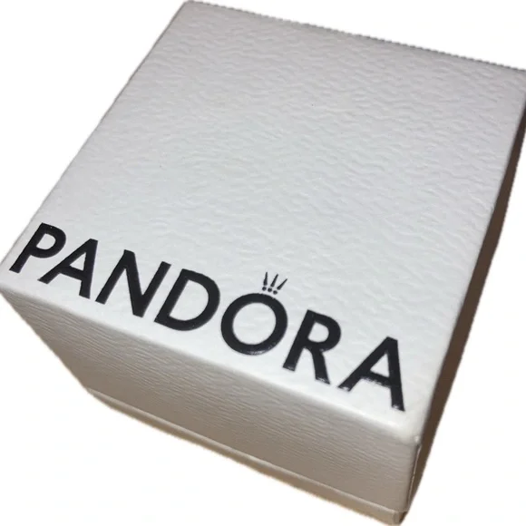 Pandora Band of Hearts Sterling Silver Ring - 7 EUC - Picture 4 of 5